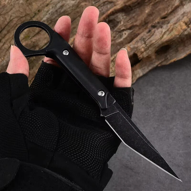 StealthEdge Tanto Neck Knife - Compact Tactical Self-Defense Blade - Neck Knife Readi Gear