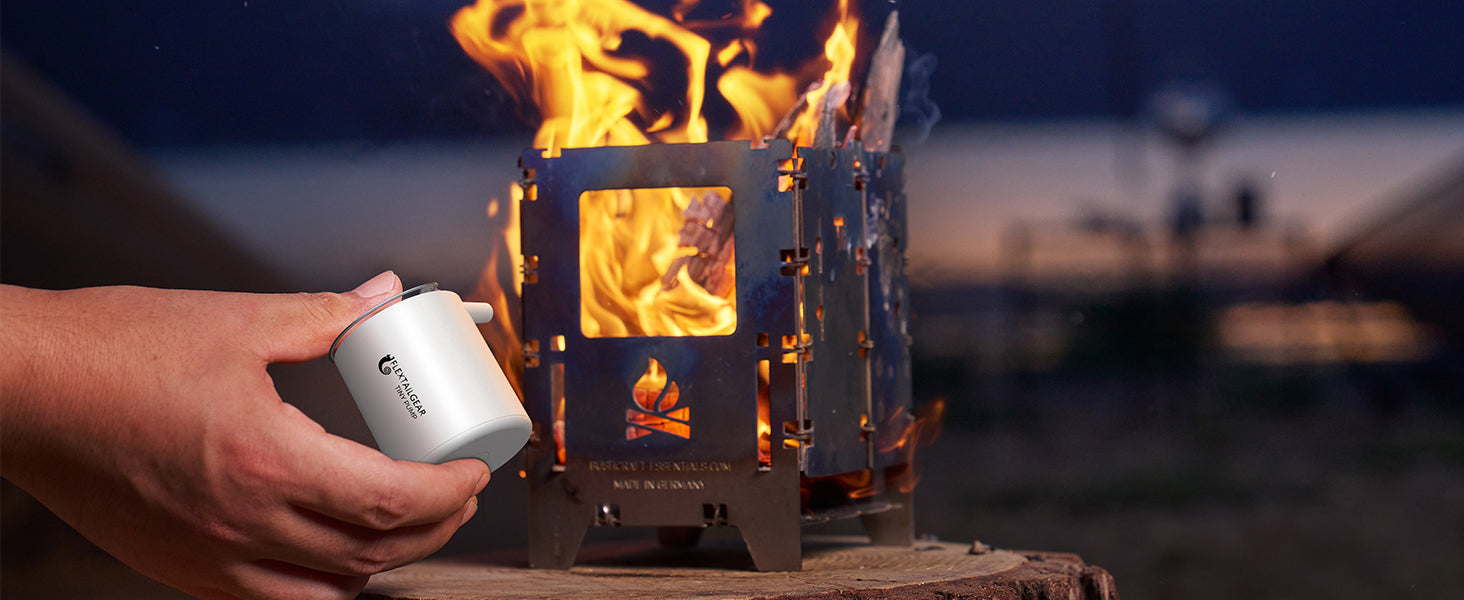 Ultra-Compact Air Pump & Camping Light, USB Rechargeable - Mini air pump Readi Gear