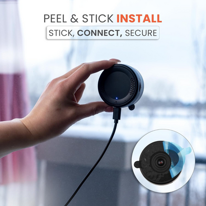 HomeShield 2K Window Camera – Install Inside, Monitor Outside