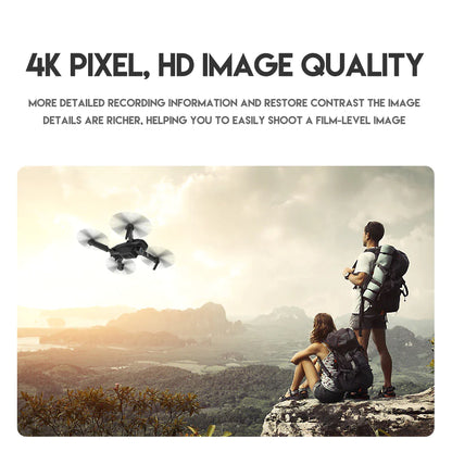 SkyCapture 4K HD Dual Camera Foldable Drone +4 Battery - Dual Camera Drone Readi Gear