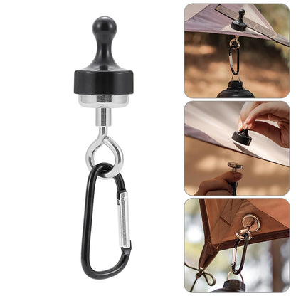 Heavy Duty Magnetic Carabiner Tent Clip for Hanging Gear - 5 Pack - Magnetic carabiner tent clip Readi Gear