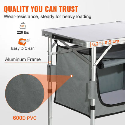CampMaster Quick Setup Folding Table - Camping table Readi Gear