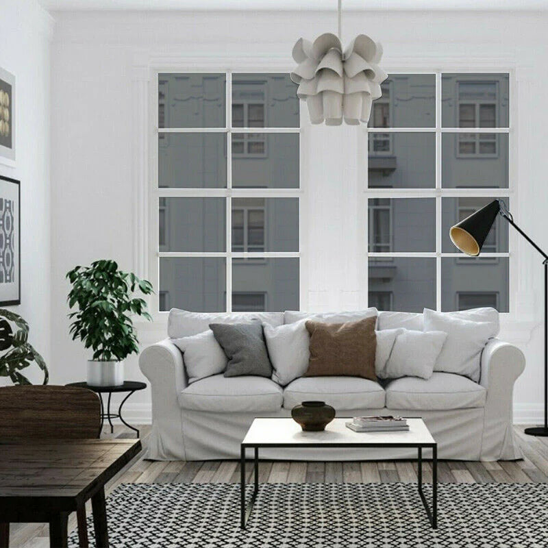 PrivacyShield Reflective Window Film - UV & Heat Blocker for Home/Office - Reflective Privacy Window Film Readi Gear