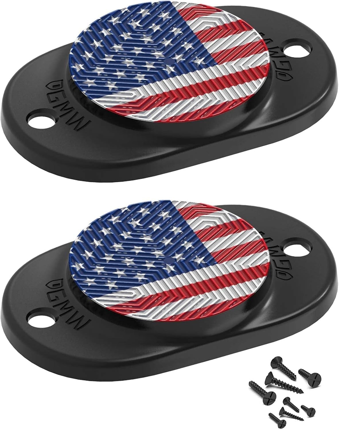 American Flag Magnetic Concealed Gun Mount 2-Pack for Car, Desk, Wall - Magnetic gun mount Readi Gear