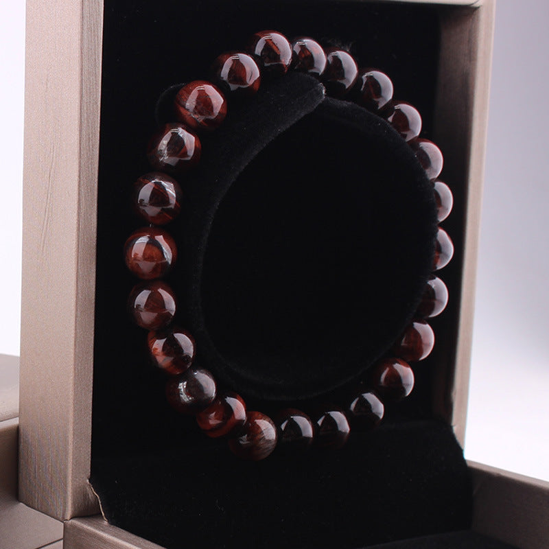 Red Tiger Eye Anti-Fatigue Gemstone Bracelet - Red Tiger Eye Anti-Fatigue Gemstone Bracelet Success Readi Gear