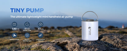 Ultra-Compact Air Pump & Camping Light, USB Rechargeable - Mini air pump Readi Gear