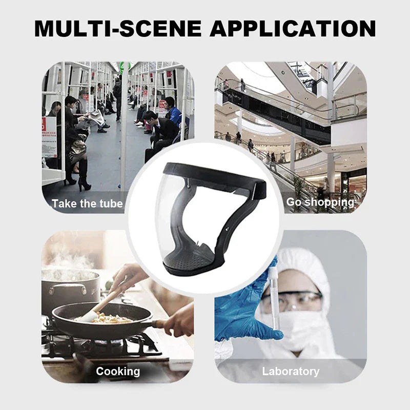 ClearGuard Full Face Shield - Anti-Fog Virus Protection Mask - Face shield Readi Gear