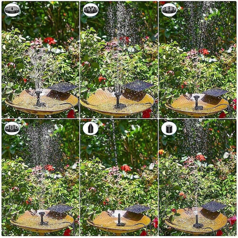 SolarSplash Pond Fountain Kit - Solar-Powered Pond Fountain Kit Readi Gear