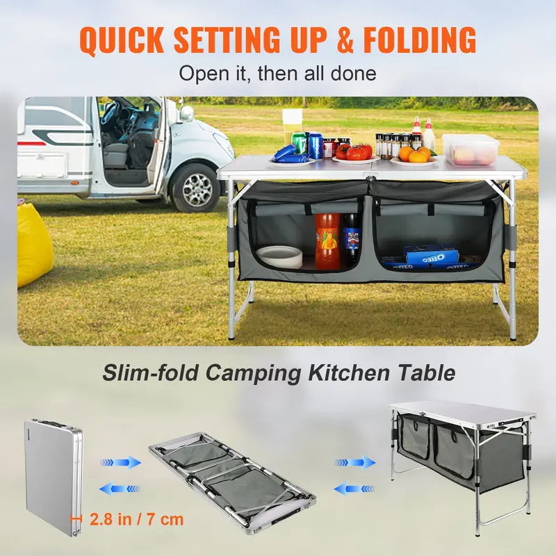 CampMaster Quick Setup Folding Table - Camping table Readi Gear