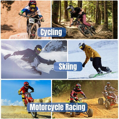 ProVision Motocross Goggles - High Impact, Anti-Fog, UV Protection - Motorcycle goggles Readi Gear