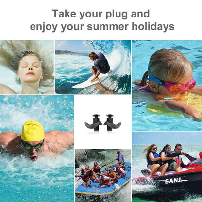 Premium Soft Silicone Ear Plugs for Snore Relief, Swimming & Travel (5/10 Pairs) - Earplugs Readi Gear