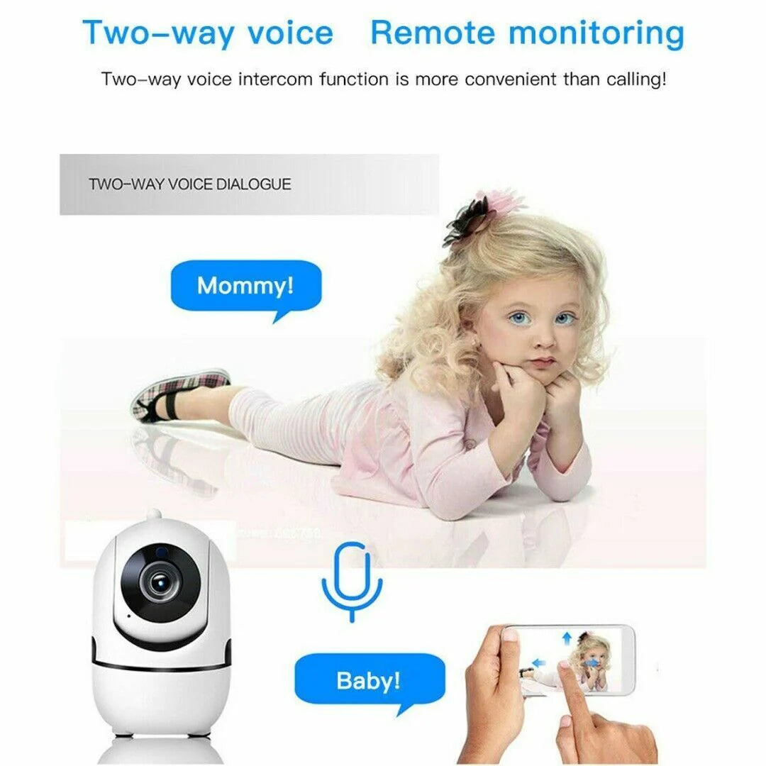 1080P WiFi Indoor Security Camera - Night Vision, Baby & Pet Monitor - Indoor Security Camera Readi Gear
