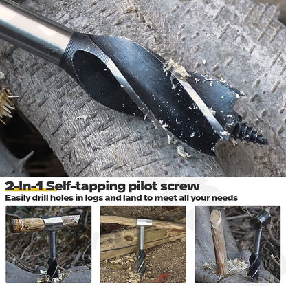 Survivor’s Auger Drill Tool - Handheld Bushcraft & Camping Essential - Auger drill tool Readi Gear