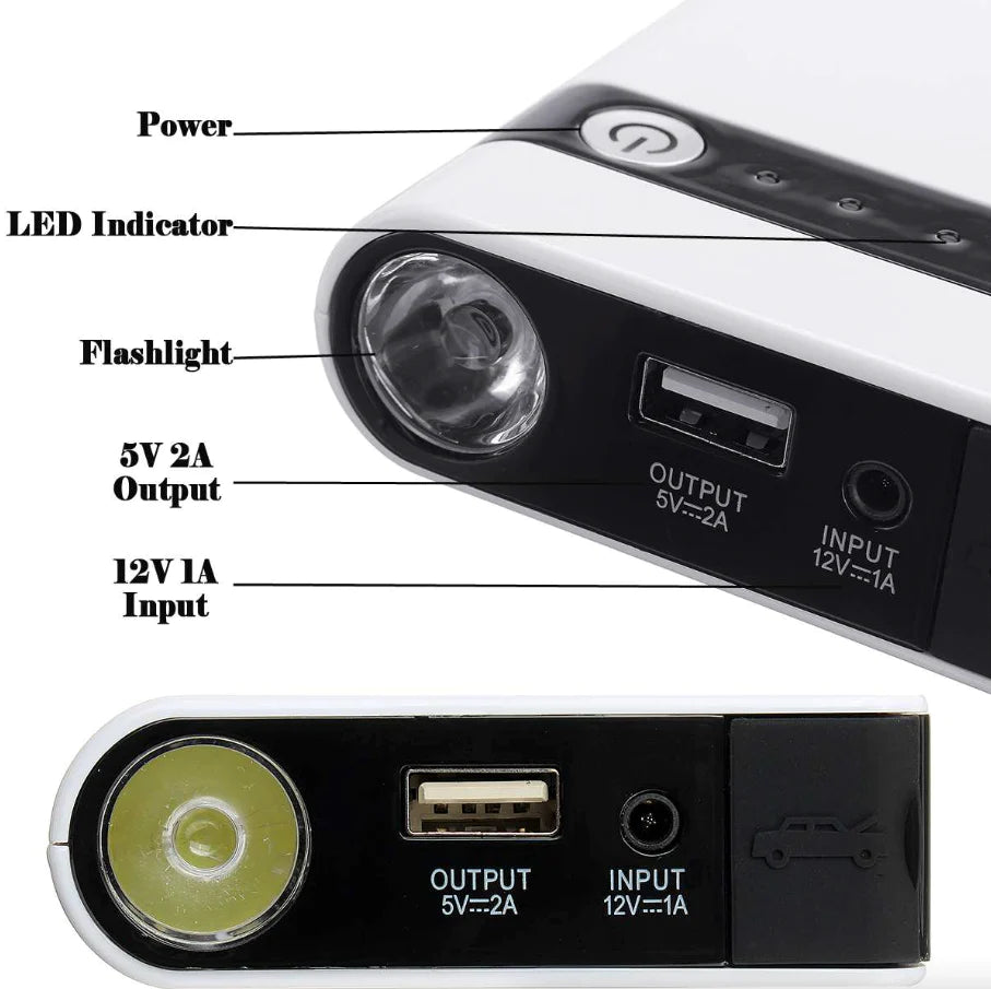QuickBoost Car Battery Jump Starter & Multi-Function Power Bank - Car battery charger and power bank Readi Gear