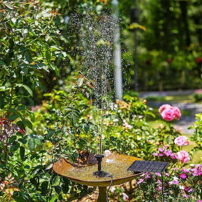 SolarSplash Pond Fountain Kit - Solar-Powered Pond Fountain Kit Readi Gear