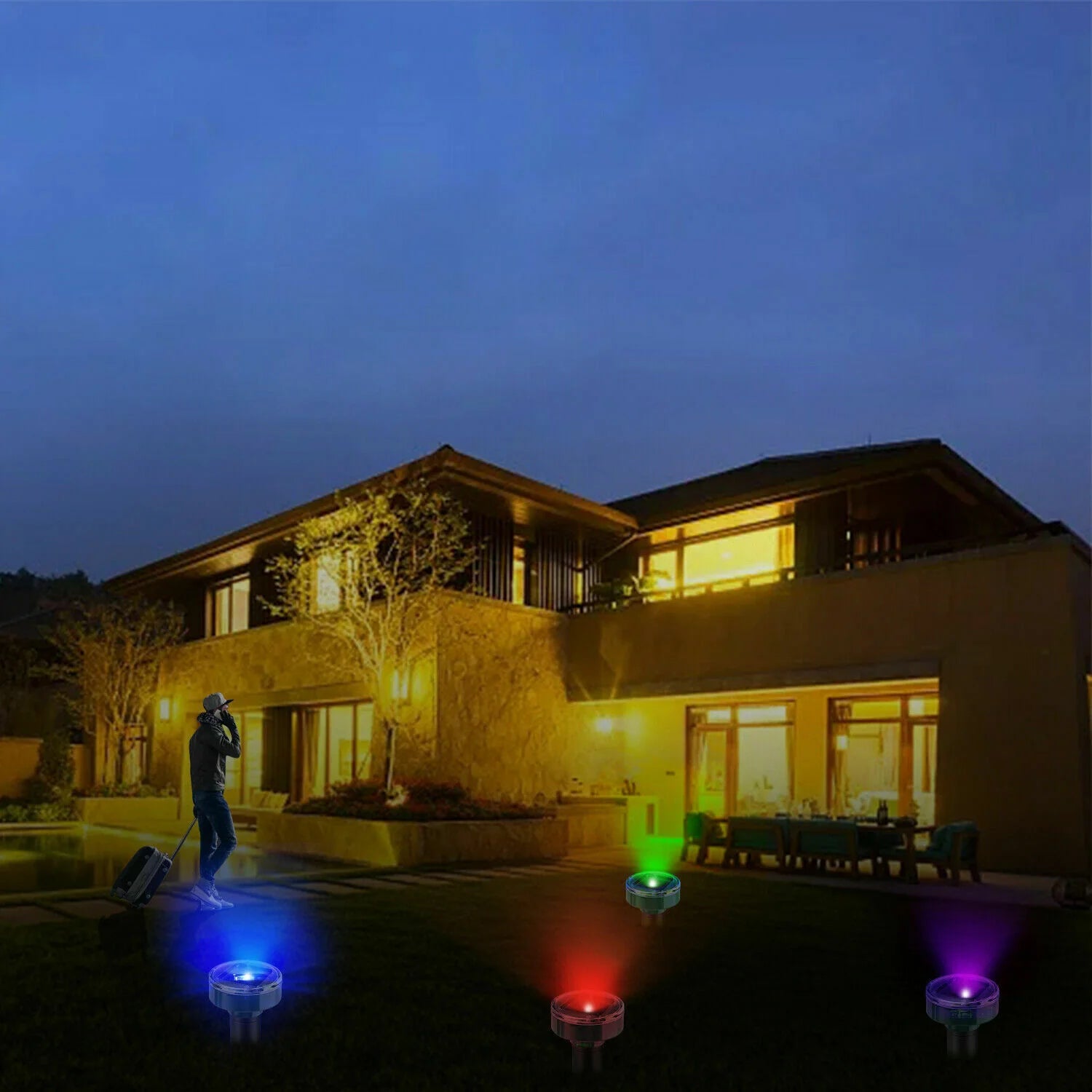 Solar-Powered Ultrasonic Pest Repeller 2-Pack - Moles, Mice, Rodents - Solar-Powered Ultrasonic Pest Repeller 2-Pack - Moles, Mice, Rodents Readi Gear