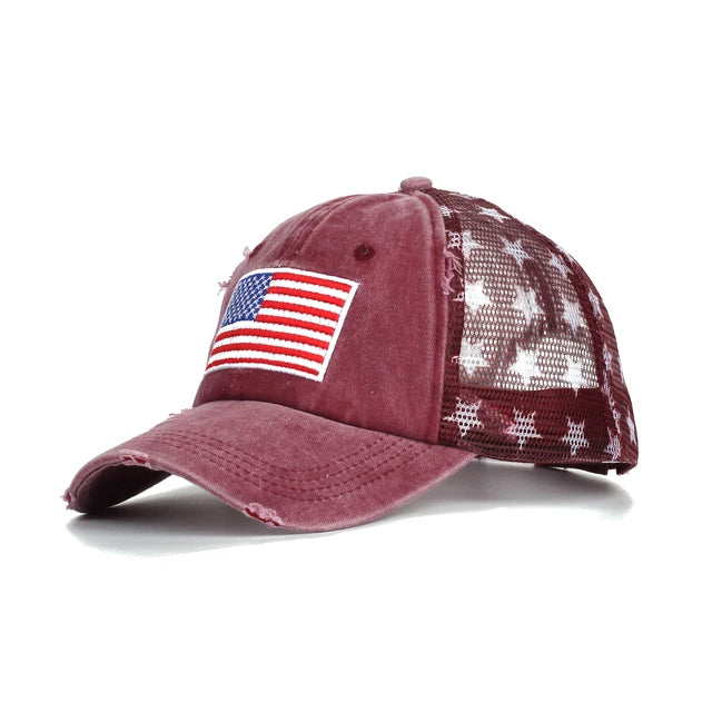 Star-Spangled Denim Baseball Cap - Hat Readi Gear