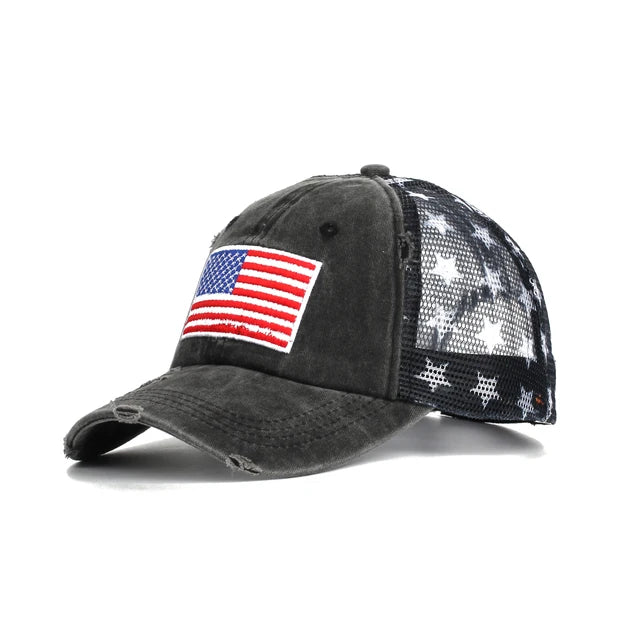 Star-Spangled Denim Baseball Cap - Hat Readi Gear