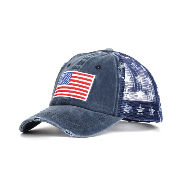 Star-Spangled Denim Baseball Cap - Hat Readi Gear
