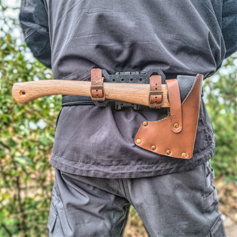 WildernessPro Universal Leather Axe Cover & Holster - Leather axe cover and holster Readi Gear