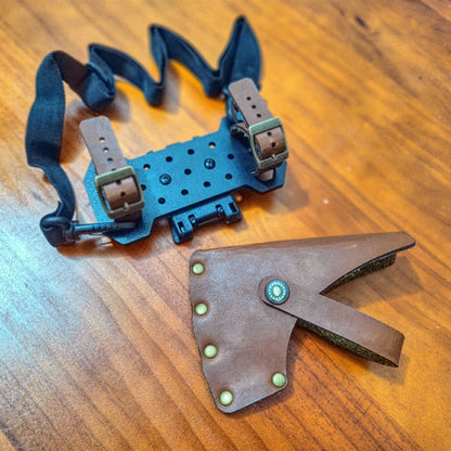 WildernessPro Universal Leather Axe Cover & Holster - Leather axe cover and holster Readi Gear