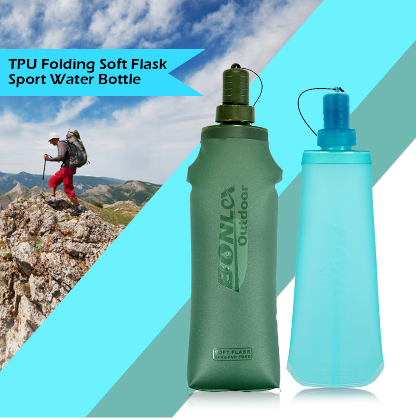 HydroFold Collapsible Survival Water Bottle - BPA & PVC Free - Folding Water Bottle Readi Gear