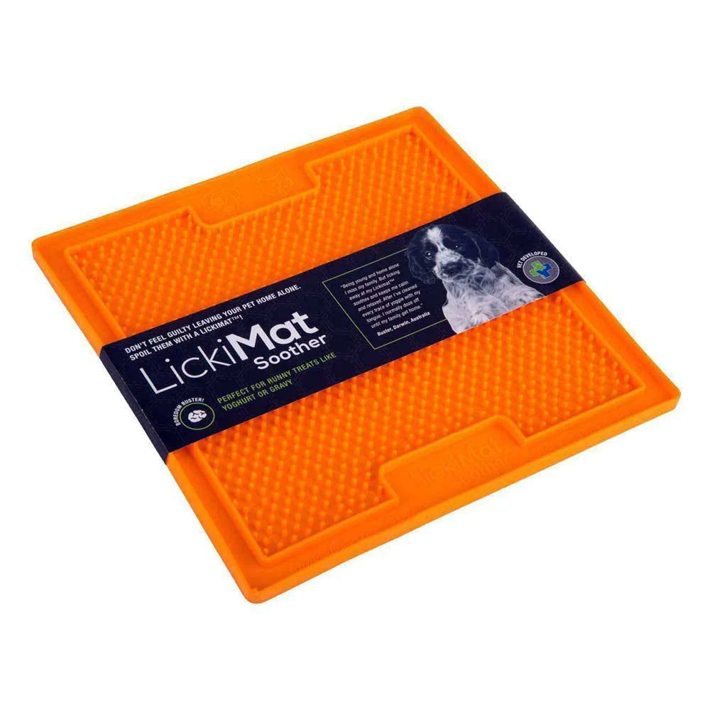 Lickimat Soother Pet Treat Mat, Ideal for Stress Relief & Dental Health - Pet Treat Mat for stress relief and dental health Readi Gear
