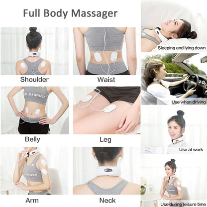 Electric Pulse Neck Massager for Pain Relief - 8 Modes & Magnetic Therapy - Readi Gear