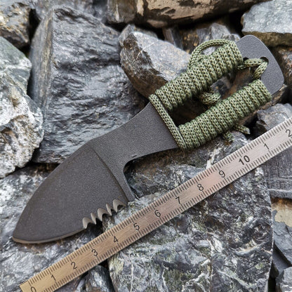 Survivor's Necklace Knife – Stainless Steel Paracord Multi-Tool - Necklace knife Readi Gear