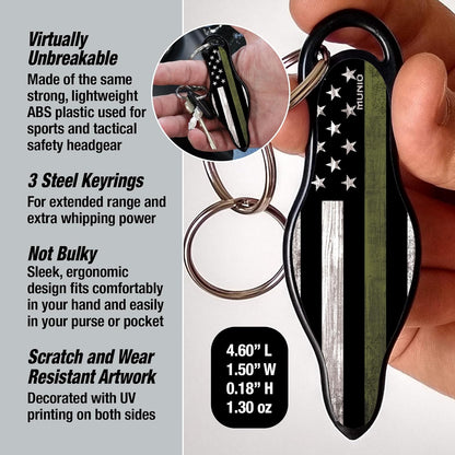 Ultimate Self Defense Keychain - Legal for Airplane Carry - Self Defense Keychain Readi Gear