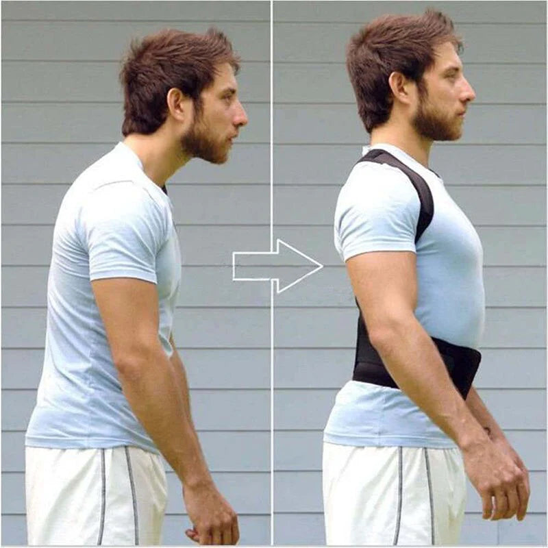 AlignPro Magnetic Posture Corrector - Adjustable Back Support Brace - Readi Gear