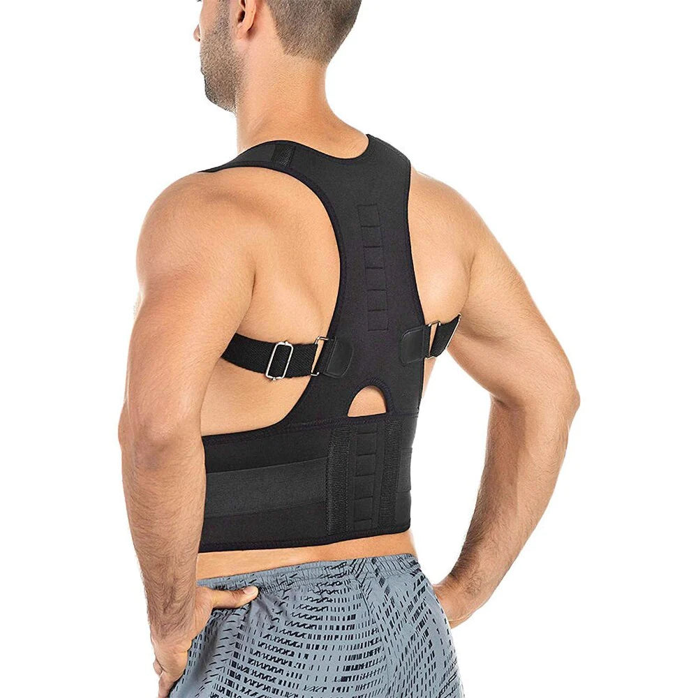 AlignPro Magnetic Posture Corrector - Adjustable Back Support Brace - Readi Gear