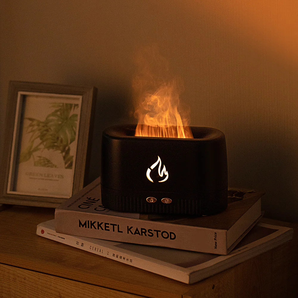 Campfire Glow Flame Diffuser - Essential Oil & Humidifier - Essential Oil Diffuser Readi Gear