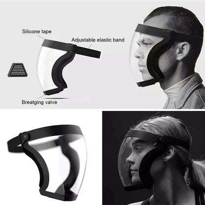 ClearGuard Full Face Shield - Anti-Fog Virus Protection Mask - Face shield Readi Gear