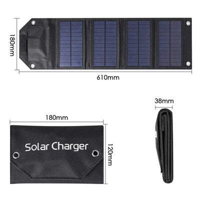 SunSprint Portable Foldable Solar Panel Charger - SunSprint Portable Foldable Solar Panel Charger Readi Gear