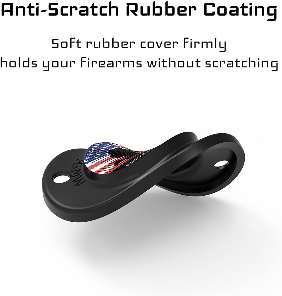 Never Forget Magnetic Concealed Gun Mount 2-Pack for Car, Desk, Wall - Magnetic gun mount Readi Gear