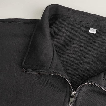 1776 USA Flag Men's Sweatshirt - Patriotic 1/4 Zip Pullover - 1776 1/4 zip pullover sweatshirt Readi Gear