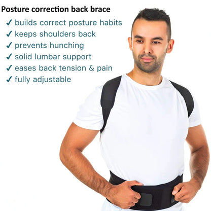 AlignPro Magnetic Posture Corrector - Adjustable Back Support Brace - Readi Gear