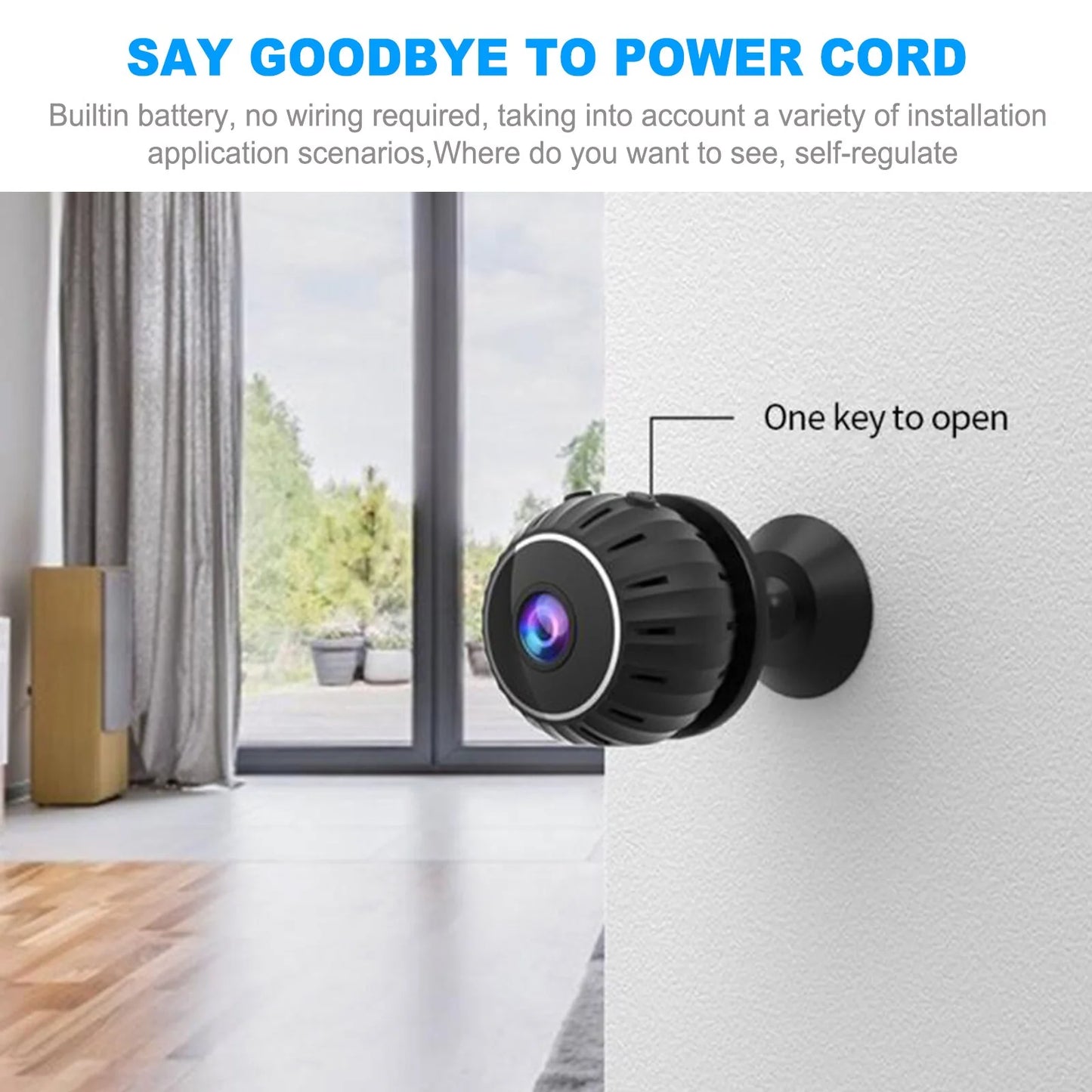 StealthView 360° Mini HD Wifi Wireless Nanny Spy Camera - Readi Gear