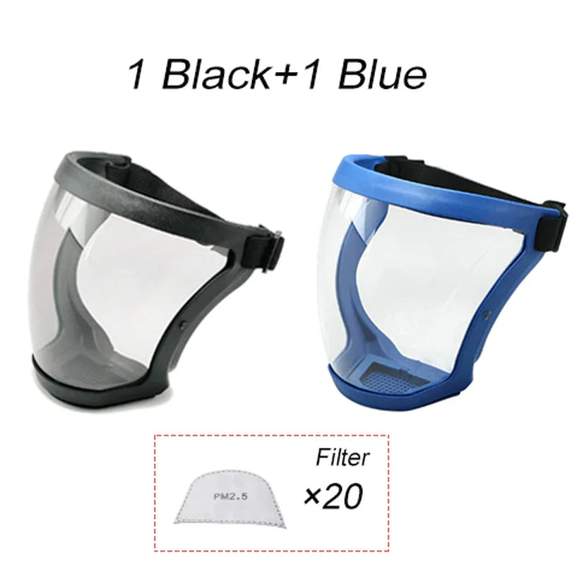 ClearGuard Full Face Shield - Anti-Fog Virus Protection Mask - Face shield Readi Gear