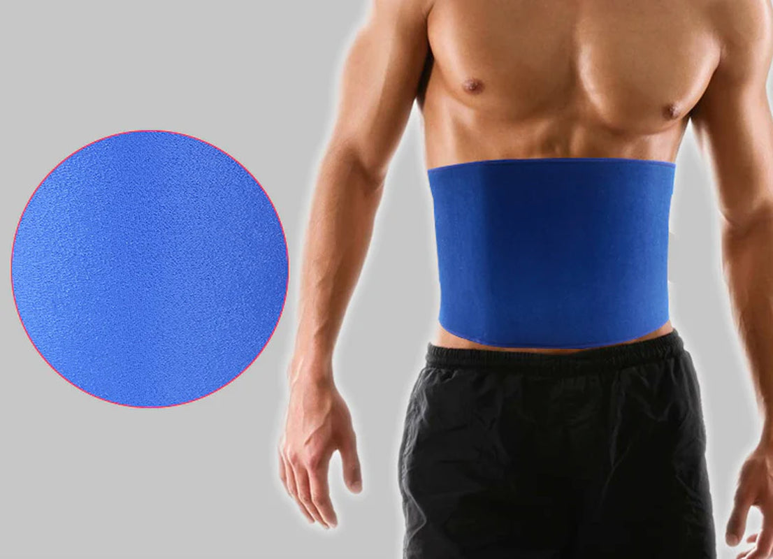 SweatPro Waist Trimmer Belt - Stomach Wrap for Weight Loss & Ab Toning - Waist Trimmer Belt Readi Gear