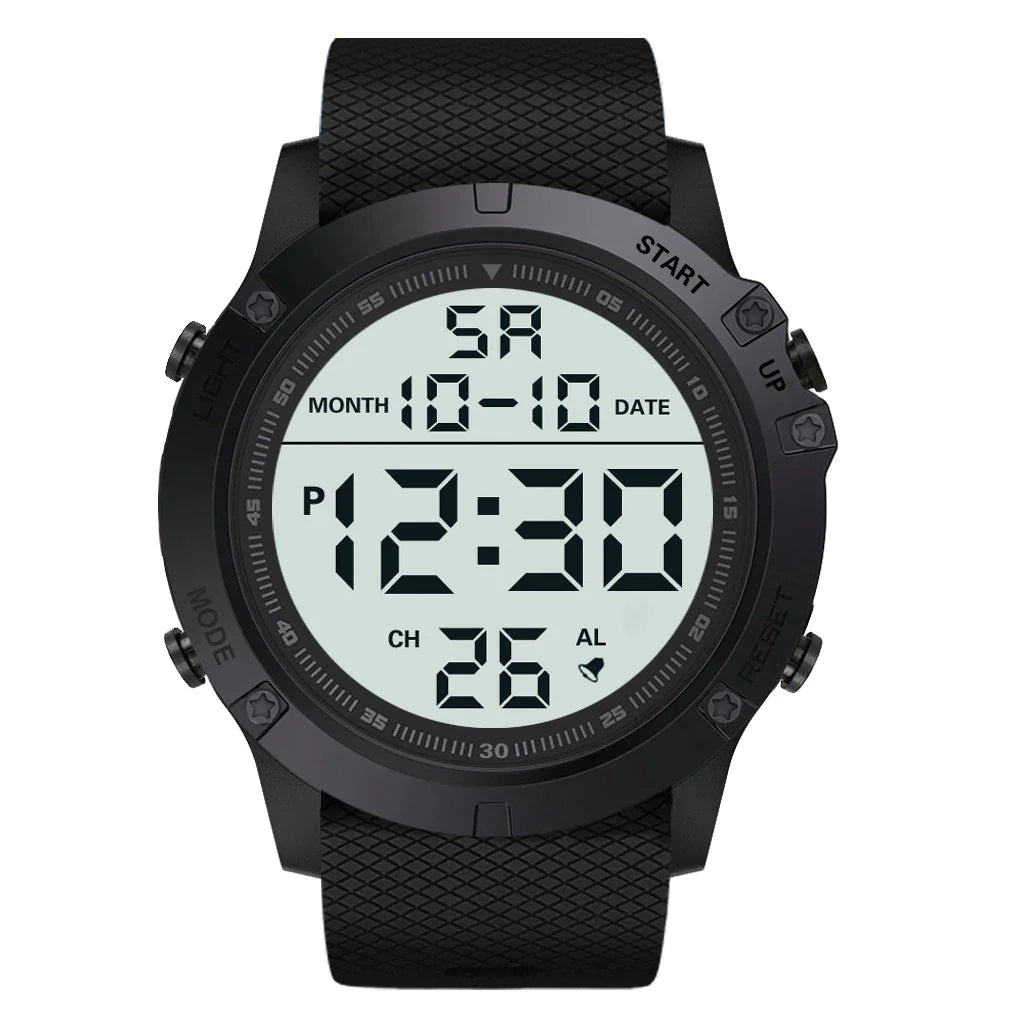 Waterproof Military Digital Sports Watch with LED Backlight for Men - waterproof military watch Readi Gear