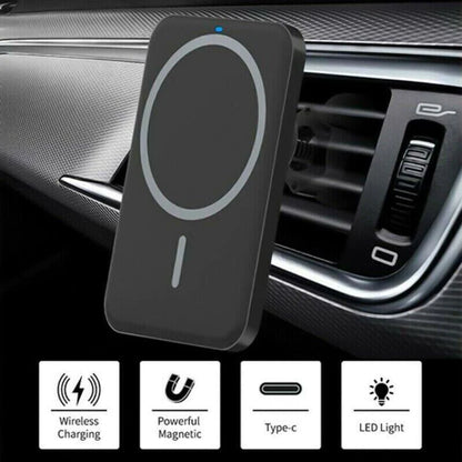 Magnetic Wireless Car Charger Mount for iPhone 12 13 14 Pro Max - Magnetic wireless car charger Readi Gear