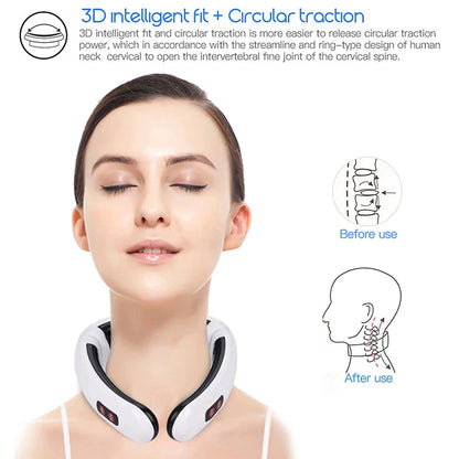 Electric Pulse Neck Massager for Pain Relief - 8 Modes & Magnetic Therapy - Readi Gear