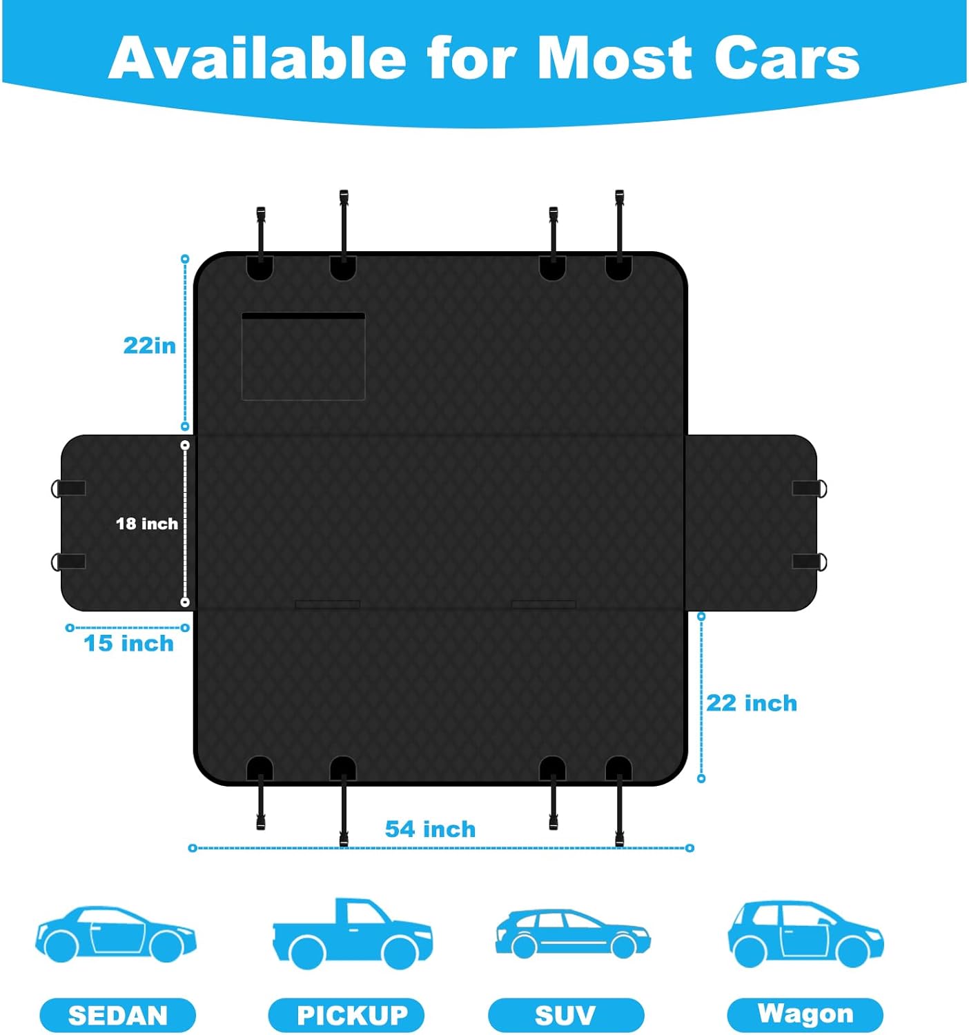 CanineGuard Deluxe Pet Car Seat Protector - Dog Car Seat Cover Readi Gear