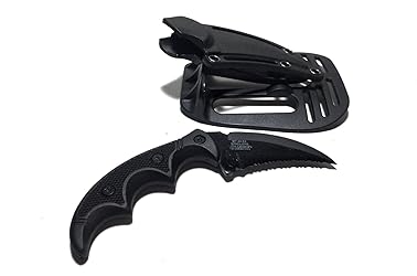 MTECH USA Tactical Fixed Blade Knife - Stainless Steel, G10 Handle, Holster & Sheath - Tactical Fixed Blade Knife w/ Holster & Sheath Readi Gear