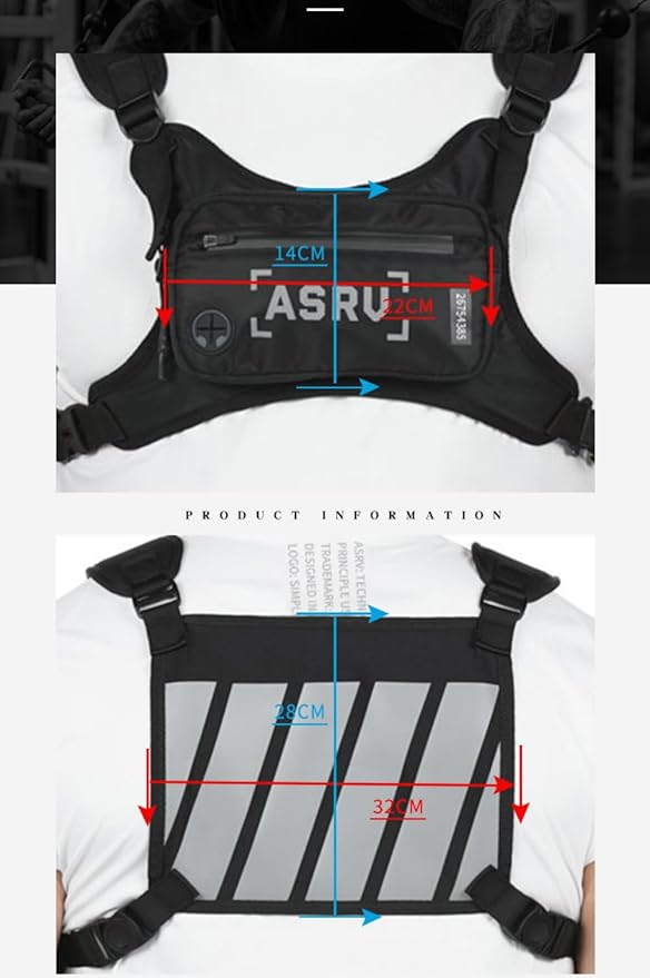 StealthMove Tactical Chest Rig – For Training, Fitness & Everyday Carry - Chest pack, gear organizer Readi Gear