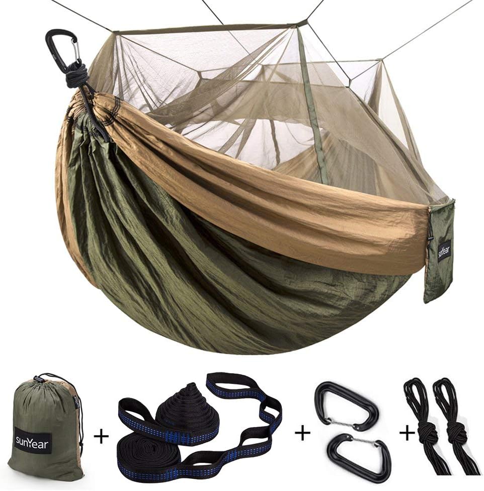 Outlander 2-Person Hammock Tent with Net & Straps - Adventure-Ready - Hammock tent with mosquito net Readi Gear