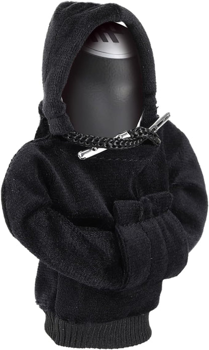 Plush Car Gear Shift Cover Hoodie | Universal Fit | Soft & Durable - Plush Car Gear Shift Cover Hoodie Readi Gear