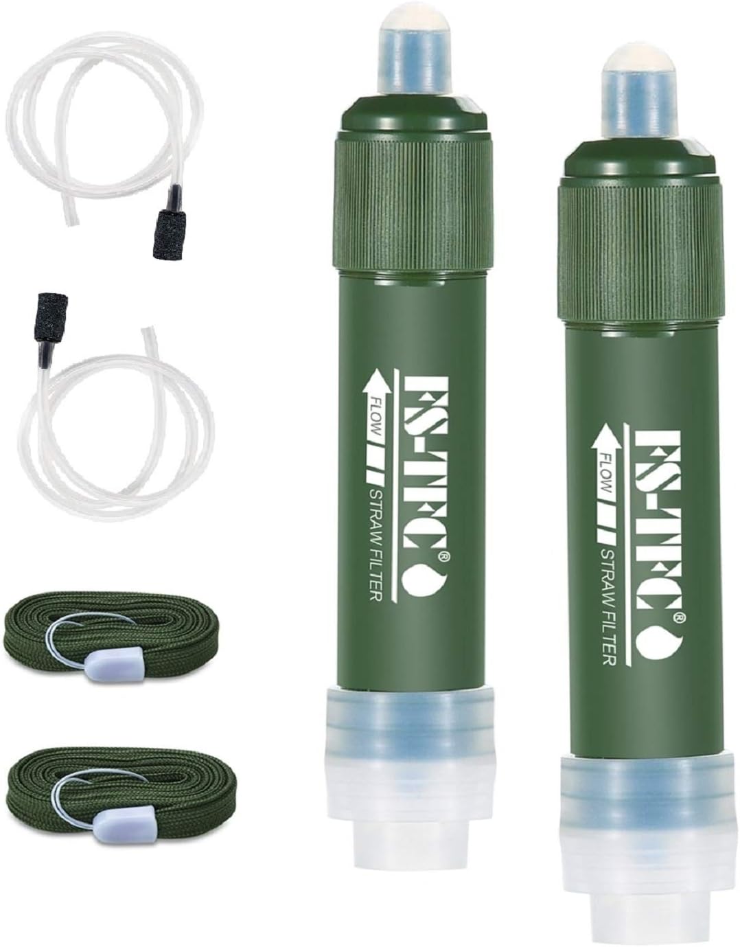 PureFlow Survival Straw: Triple Filtration Water Purifier, 1000 Gallon Capacity - Portable water filter Readi Gear